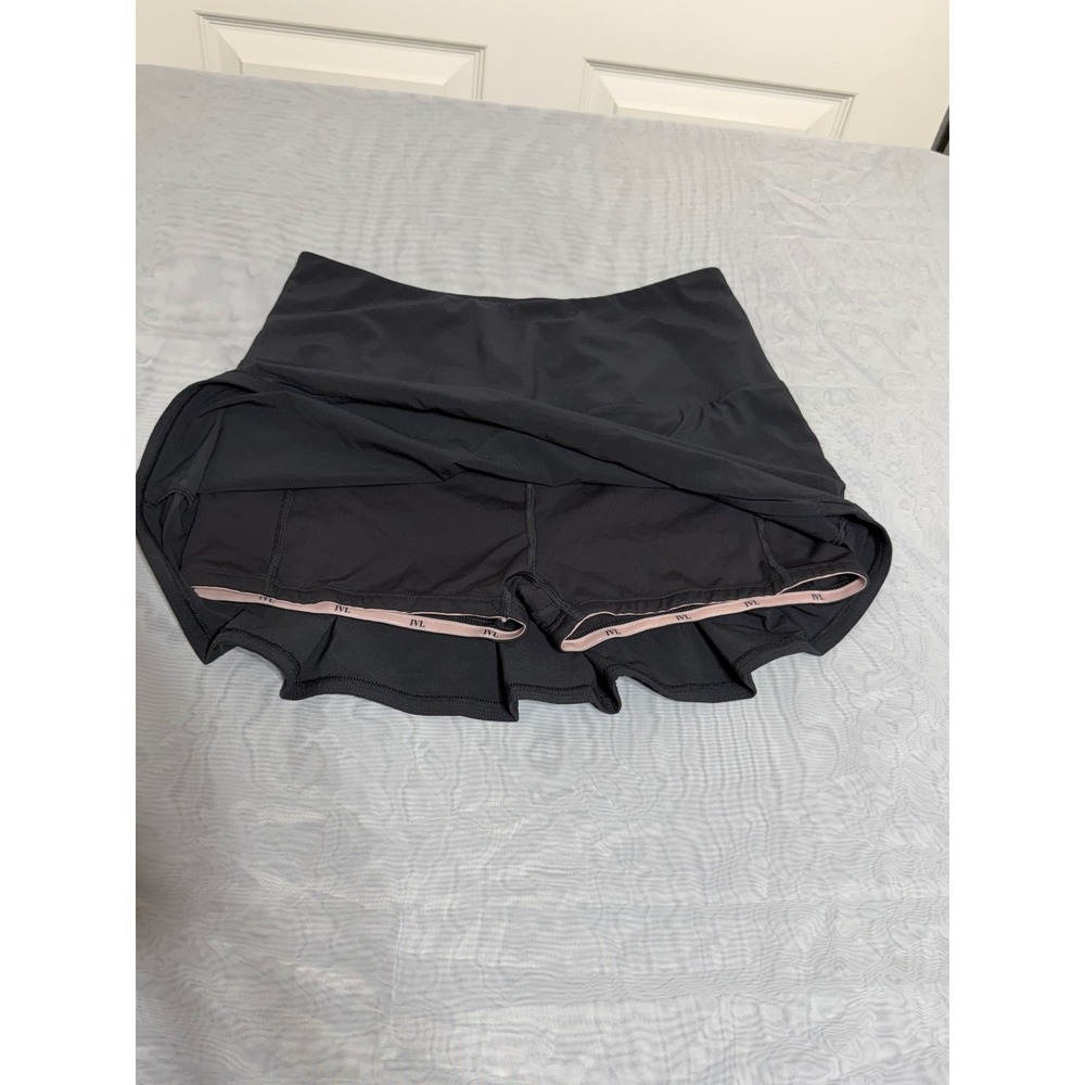 IVL Collective Womens Black Pleated Active Tennis Skort Size 8 Athletic Skirt - Picture 5 of 6